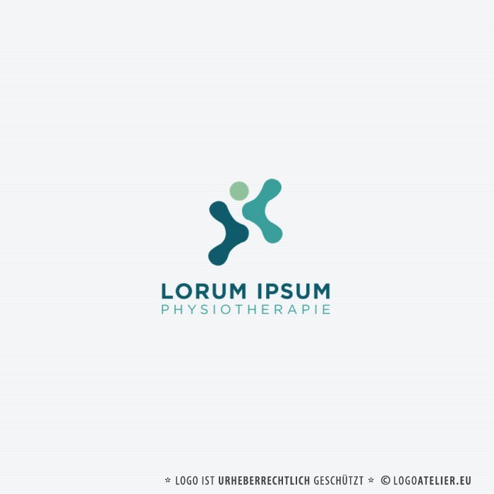 Logo Physiotherapie Praxis Sport Fertiges Logo kaufen Logoshop Logoatelier