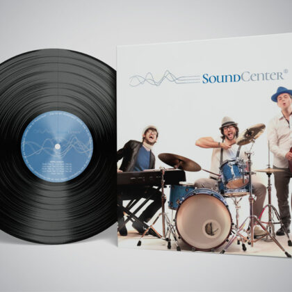 Logo Sound Welle Töne Musik Klang Laut Linien Soundcenter fertiges Logo kaufen Logoshop Logoatelier