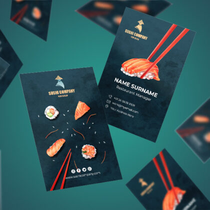 Logo Sushi Samurai Dynamisch Restaurant Dynamik Abstrakt Modern Minimalistisch Kochen Essen Fertiges Logo kaufen Logoshop Logoatelier