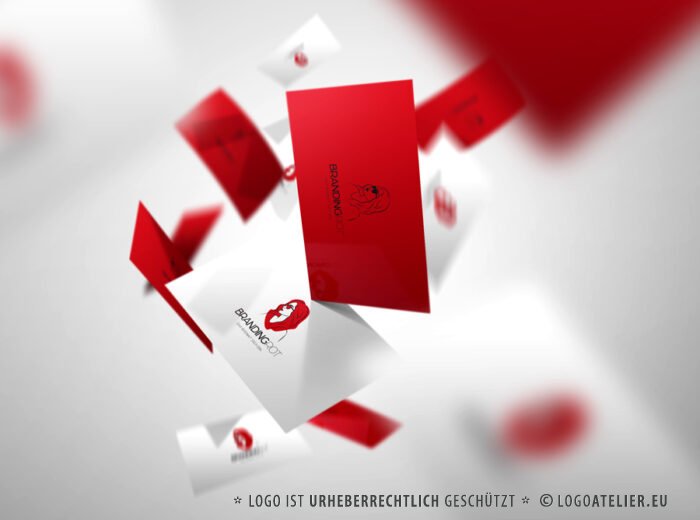 Frauen Logo Selbstbewusst Rotes Haar Webdesign Branding Einbrennen Marke Erfahrung Emotionen Wirkungsvoll Fertiges Logo kaufen Logoshop Logoatelier.de