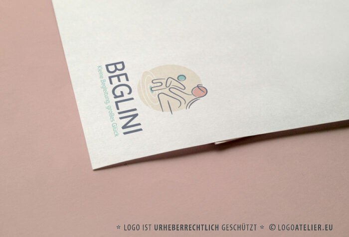 Logo Eltern Kinder Begleitung Lernen Glück Liebe Spaß Freude Spielen Fürsorge Umsorgen Kreativ Kids Kindergarten Fertiges Logo kaufen Logoshop Logoatelier.de