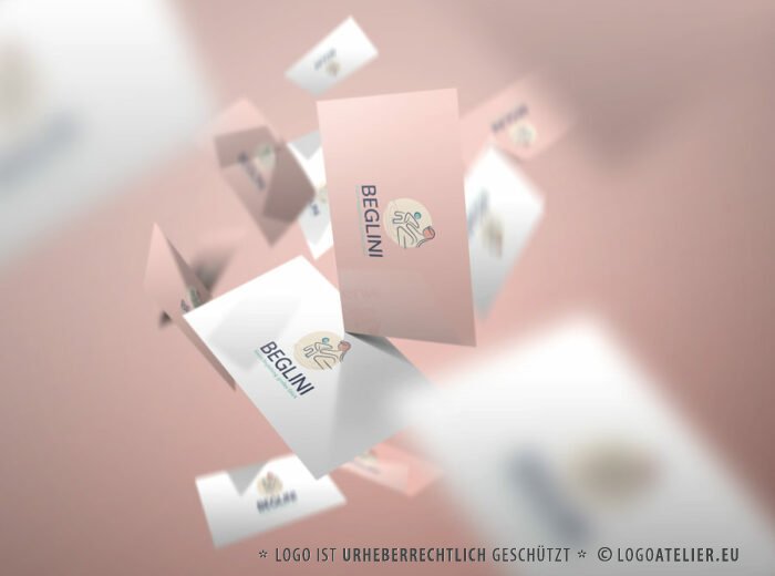 Logo Eltern Kinder Begleitung Lernen Glück Liebe Spaß Freude Spielen Fürsorge Umsorgen Kreativ Kids Kindergarten Fertiges Logo kaufen Logoshop Logoatelier.de