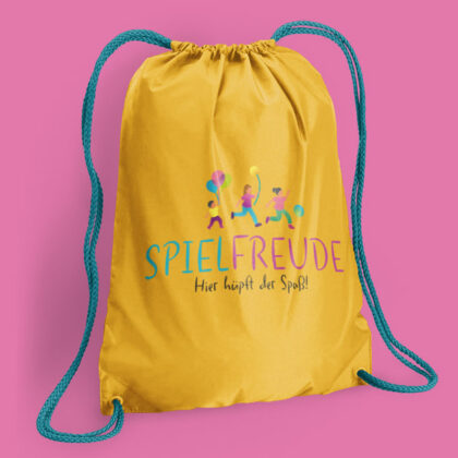 Logo Kinder Spielen Freude Spaß Hüpfen Ball Luftballon Lernen Bewegen Kindlich Liebe Lebensfreude Fertiges Logo kaufen Logoshop Logoatelier.eu