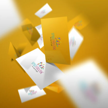 Logo Kinder Spielen Freude Spaß Hüpfen Ball Luftballon Lernen Bewegen Kindlich Liebe Lebensfreude Fertiges Logo kaufen Logoshop Logoatelier.eu