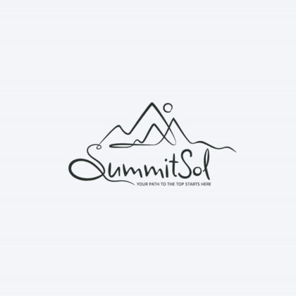 Logo Gipfel Sonne Summit Sol Sinn des Lebens Klarheit Erkenntnis Kurve Linie Berge Urlaub Erholung Weisheit Gipfelrausch Wichtiges Identität Ziele Freiheit Fertiges Logo kaufen Logoshop Logoatelier.eu