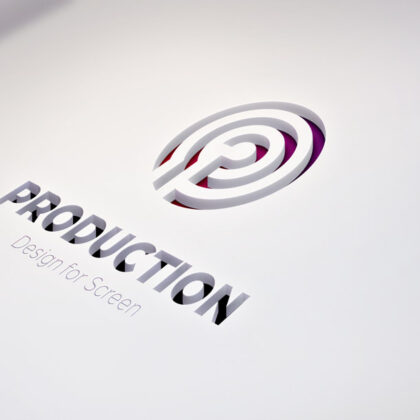 Buchstabe P Firmenlogo Logo Kreis Buchstabe P Pink Magenta Technik Produktion Design Programmieren Fertiges Logokaufen Logoshop Logoatelier.eu