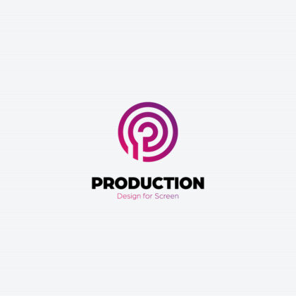 Buchstabe P Firmenlogo Logo Kreis Buchstabe P Pink Magenta Technik Produktion Design Programmieren Fertiges Logokaufen Logoshop Logoatelier.eu