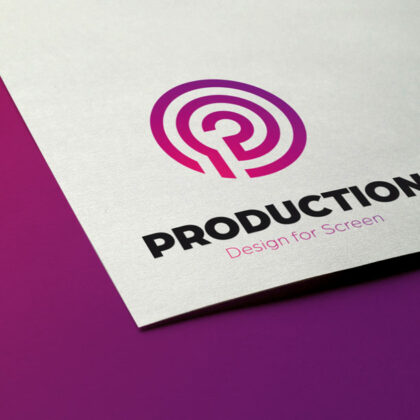 Buchstabe P Firmenlogo Logo Kreis Buchstabe P Pink Magenta Technik Produktion Design Programmieren Fertiges Logokaufen Logoshop Logoatelier.eu