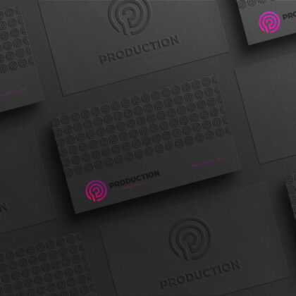 Buchstabe P Firmenlogo Logo Kreis Buchstabe P Pink Magenta Technik Produktion Design Programmieren Fertiges Logokaufen Logoshop Logoatelier.eu