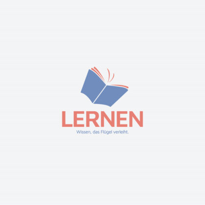 Logo Buch Schmetterling Leichter Lernen Bildung Fliegen Lesen Nachhilfe Schulen Fertiges Logo kaufen LogoShop LogoAtelier