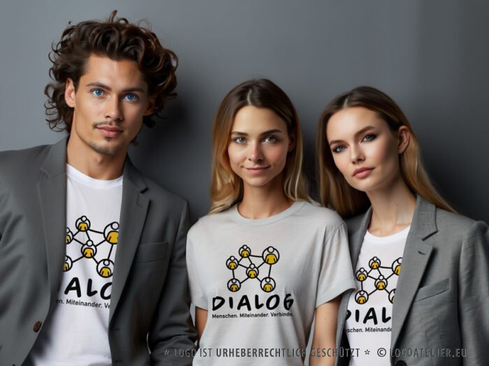 Logo Menschen Dialog Verbindung Menschengruppe Miteinander Verbinden Freunde Begegnung Bindungen Kommunikation Zusammenhalt Gelb Gezeichnet fertiges Logo kaufen Logoshop Logoatelier.de Logo Menschen Dialog Verbindung Menschengruppe Miteinander Verbinden Freunde Begegnung Bindungen Kommunikation Zusammenhalt Gelb Gezeichnet fertiges Logo kaufen Logoshop Logoatelier.de