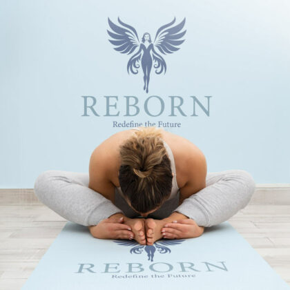 Logo Wiedergeburt Engel Unendliche Möglichkeiten Transformation Vision Heilen Verwandlung Aufstieg Zyklen Wunder Phönix Fertiges Logo kaufen Logoshop Logoatelier.eu
