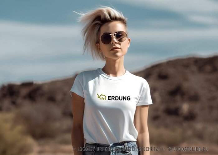 Exklusives Logo Stabilität Stier Schutz Sicherheit Realität Erdung Bodenhaftung Gleichgewicht Ruhe Stärke Selbstverteidigung Einbruchschutz Fertiges Logo kaufen Logoshop Logoatelier.de