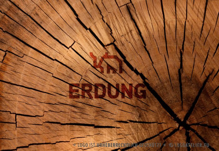 Exklusives Logo Stabilität Stier Schutz Sicherheit Realität Erdung Bodenhaftung Gleichgewicht Ruhe Stärke Selbstverteidigung Einbruchschutz Fertiges Logo kaufen Logoshop Logoatelier.de