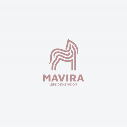 Exklusives Pferdelogo Pferd Vision Leben Traum Freiheit Frieden Kreativität Edles Logo kaufen Logoatelier Logoshop