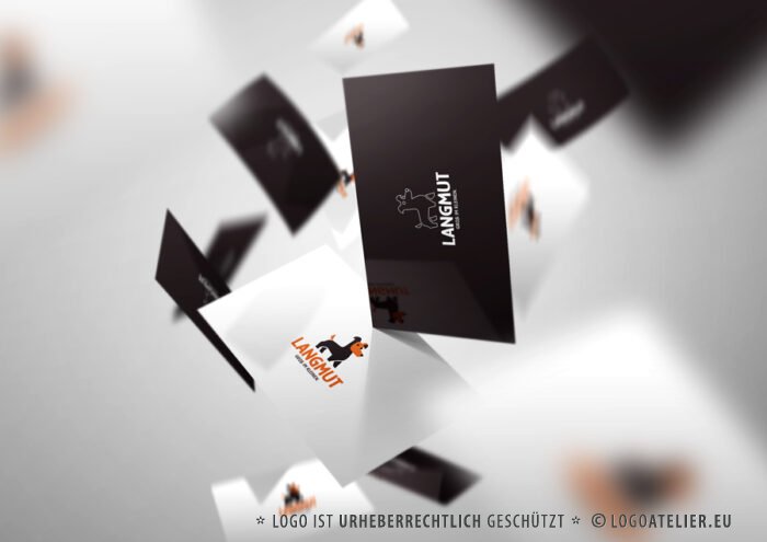 Hunde Logo Mutig Großartig Aufmerksam Liebevoll Lustig Dackel Hunde Dackellogo Dachshund Teckel Fertiges Logo kaufen Logoshop Logoatelier.de