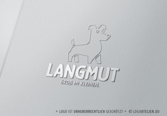 Hunde Logo Mutig Großartig Aufmerksam Liebevoll Lustig Dackel Hunde Dackellogo Dachshund Teckel Fertiges Logo kaufen Logoshop Logoatelier.de