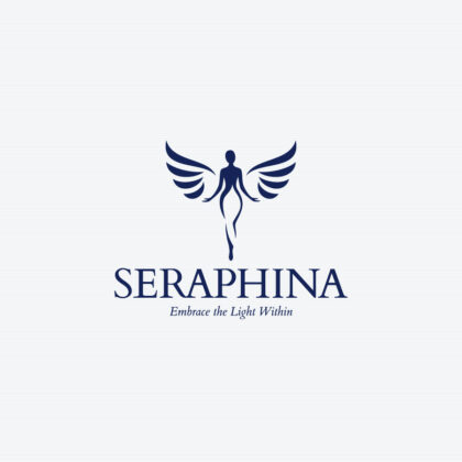 Logo Licht Engel Strahlen Vertrauen Unendlichkeit Flügel Trost Geborgenheit Kraft Herz Liebe Transformation Vision Heilen Harmonie Anmutig Aura Aufstieg Fertiges Logo kaufen Logoshop Logoatelier.de