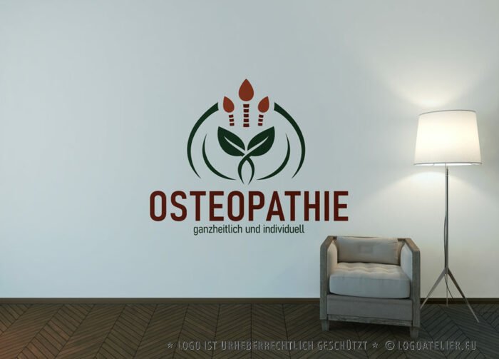 Logo strukturelle Osteopathie Physiotherapie Arzt Medizin Spirituelles Natürlich Ganzheitlich Individuell Fertiges Logo kaufen Logoshop Logoatelier (5)