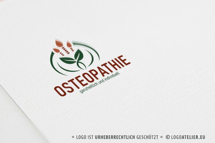 Logo strukturelle Osteopathie Physiotherapie Arzt Medizin Spirituelles Natürlich Ganzheitlich Individuell Fertiges Logo kaufen Logoshop Logoatelier (5)