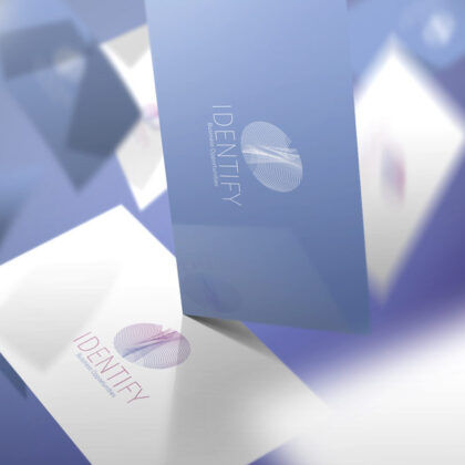 Exklusives Fingerabdruck Logo Sicherheit Risiko Effizienz Identifizieren Key Linien Form Merkmale Fertiges Logo kaufen Logoshop Logoatelier.at