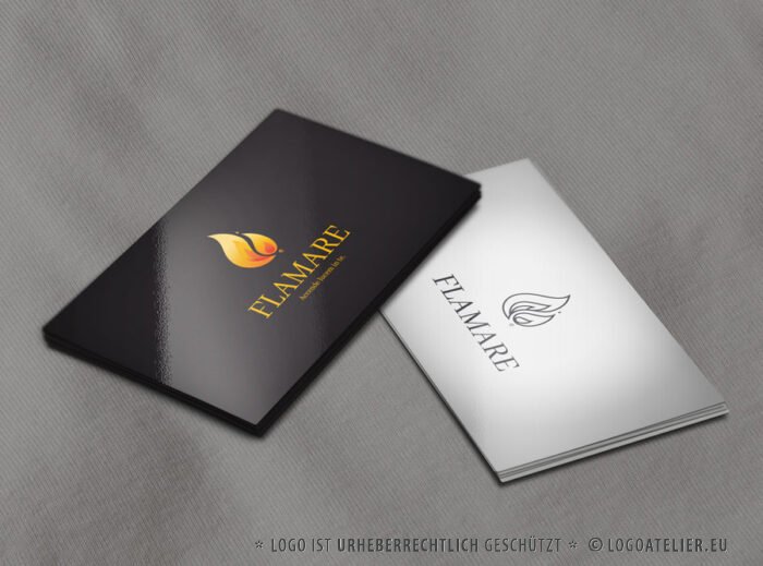 Logo Flamme Licht Feuer Brennen Spirituell Heiß Anzünden Entfachen Fertiges Logo kaufen Logoshop Logoatelier