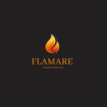 Logo Flamme Licht Feuer Brennen Spirituell Heiß Anzünden Entfachen Fertiges Logo kaufen Logoshop Logoatelier