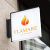 Logo Flamme Licht Feuer Brennen Spirituell Heiß Anzünden Entfachen Fertiges Logo kaufen Logoshop Logoatelier