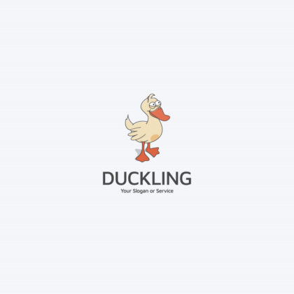Logo Lustige Ente LogoAtelier Fertiges Logo kaufen Logoshop Logoatelier