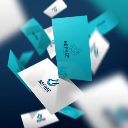 Logo Vogel Frei Schwimmen Wasser Freisein Leichtigkeit Lernen Leben Spirituelles Logo kaufen Logoatelier Logoshop.eu