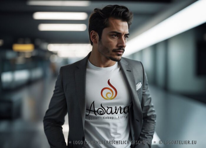 Barbeque Logo Grillen Feuer Döner Kebap Köfte Türkisches Essen Türkei Buchstabe d Fertiges Logo kaufen Logoshop Logoatelier.de