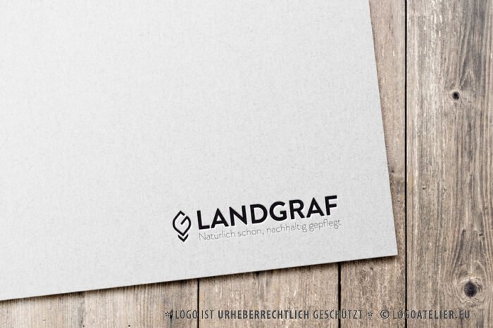 Logo Gärtnerei Landschaftspflege Landschaftsbauer Logo kaufen Logoshop Logoatelier_MockUP
