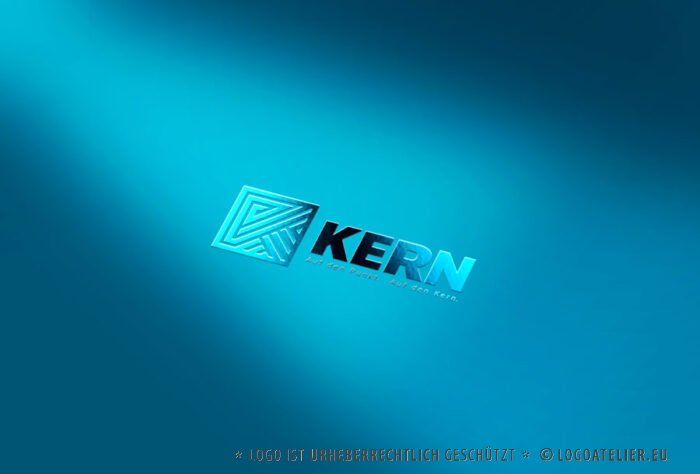 Quadratisches Logo Buchstabe K Geometrisches Logo K Kern Kraft Quadratisch Powerfull Kraftvoll Fertiges Logo kaufen Logoshop Logoatelier.de