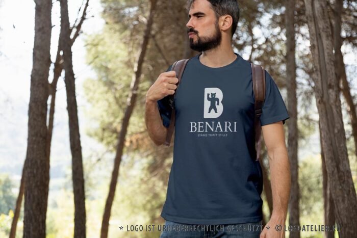 Logo Buchstabe B Bär Symbol Wappen Stadt Stärke Stille Schutz Natur Ruhe Entschlossenheit Bear Wild Sanft Kraft Stabilität Standfest Fertiges Logo kaufen Logoshop Logoatelier.eu