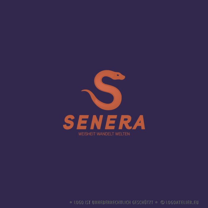 Logo Buchstabe S Schlange Spirituelles Weisheit Wandel Erde Wandlung Erneuerung Transformation Heilung Medizin Kreislauf Zeitalter Fertiges Logo kaufen Logoshop Logoatelier.eu