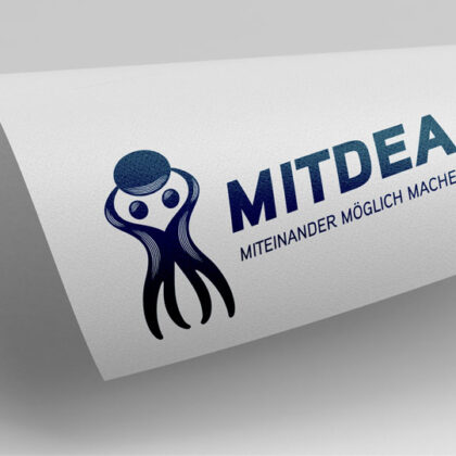 Logo Gemeinsame Verantwortung Verbindung Aufbruch Vision Zusammen Wachsen Licht Balance Miteinander Fertiges Logo kaufen Logoshop Logoatelier.de