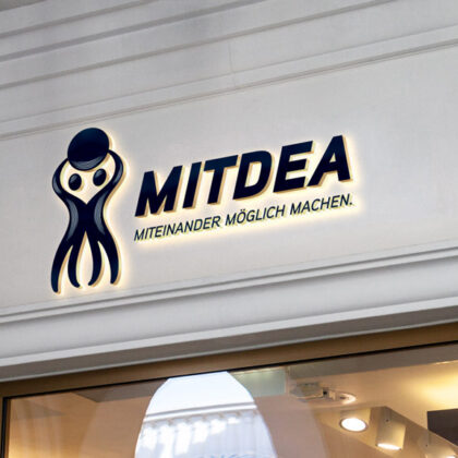 Logo Gemeinsame Verantwortung Verbindung Aufbruch Vision Zusammen Wachsen Licht Balance Miteinander Fertiges Logo kaufen Logoshop Logoatelier.de