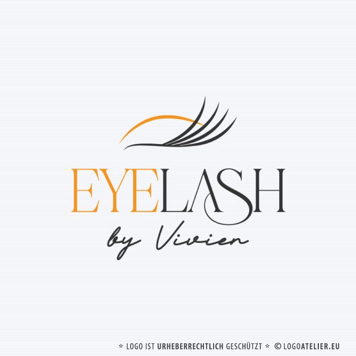Logo Eyelash Beauty Salon Kosmetik Kosmetikstudio Beautysalon Logodesign Schönheit Schönheitsstudio Makeup
