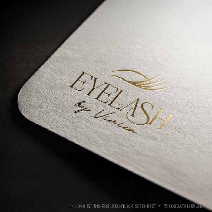 Logo Eyelash Salon Kosmetik Kosmetikstudio Beauty Beautysalon Logodesign Schönheit Schönheitsstudio Makeup