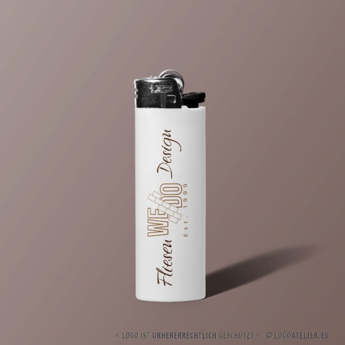 Logo Fliesen Design Handwerker Geschäft Hausmeister Dienstleistung Hausbau Haus Renovieren.