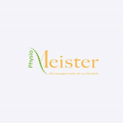Logo Physiotherapie Physio Meister Therapie Krankengymnastik Physiotherapeut Reha Massage Schmerztherapie Prävention Training Gesundheit Rücken Sport
