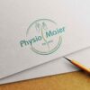 Logo Physiotherapie Therapie Physio Krankengymnastik Physiotherapeut Reha Massage Schmerztherapie Prävention Training Gesundheit Rücken Sport