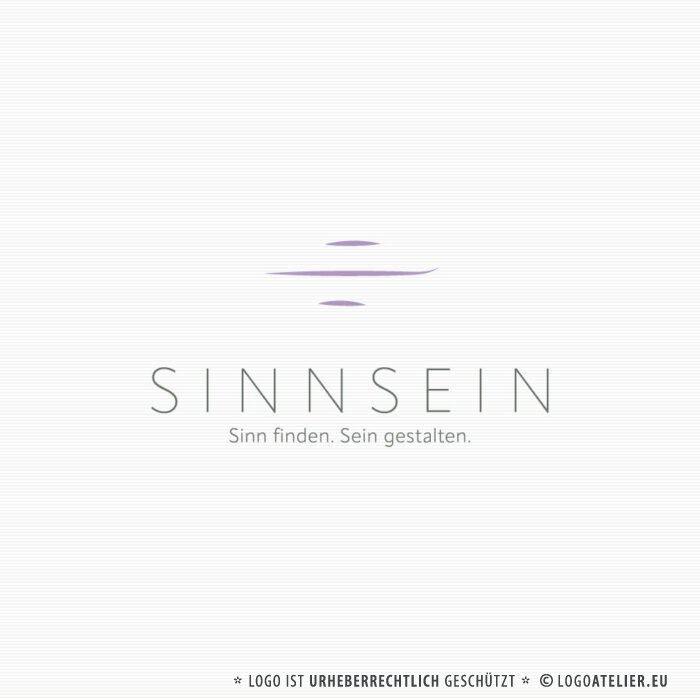 Logo Sinn suchen Bewusstsein Balance Meditation Existenz Bedeutung Sinnvoll sein Bedeutung Sinnhaftigkeit Authentizität Fertiges Logo kaufen Logoshop Logoatelier.de