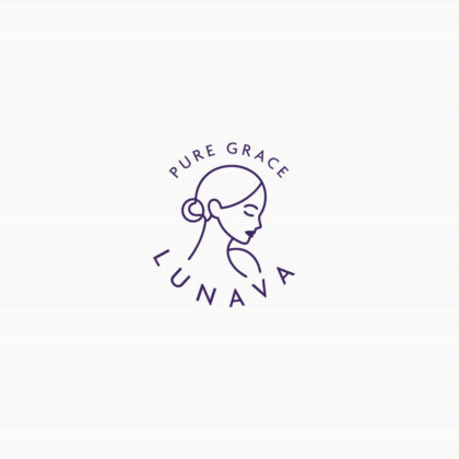 Logo anmutige Frau Schönheit Weiblich Naturkosmetik Pflege Ruhe Entspannen Erholung Gesundheit Massage Grazie Fertiges Logo kaufen Logoshop Logoatelier.de