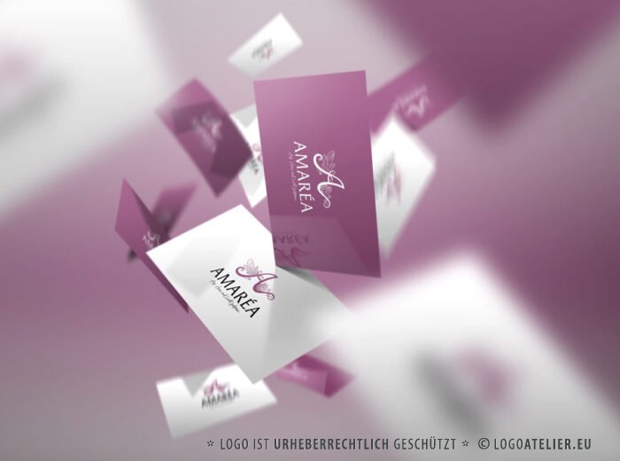 Feen Logo Buchstabe A Flügel Schmetterling Zauberhaft Instekten Fliegen Handgezeichnet Lichtvoll Herzlich Freude Spielen Spirituelles Logo kaufen Logoshop Logoatelier.eu