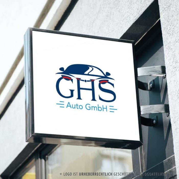 Logo Autohaus Autowerkstatt Autofirma Verkauf Autokauf Handel Wagen Pflege Reparatur Werkstatt Reifen Reifenwechsel Motor Automatik Mobil
