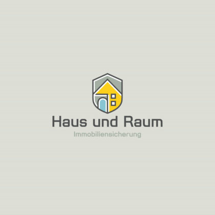 Logo Gewerbeimmobilien Immobilien Immobiliensicherung Immobilienmakler Architektur Baufirma Fertighaus Finanzierung Sicherheit Tinyhaus Fertiges Logo kaufen Logoshop Logoatelier.eu