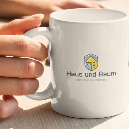 Logo Gewerbeimmobilien Immobilien Immobiliensicherung Immobilienmakler Architektur Baufirma Fertighaus Finanzierung Sicherheit Tinyhaus Fertiges Logo kaufen Logoshop Logoatelier.eu
