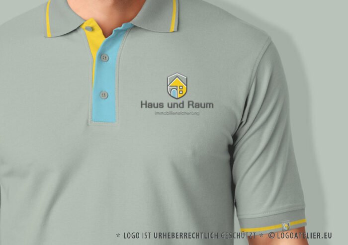 Logo Gewerbeimmobilien Immobilien Immobiliensicherung Immobilienmakler Architektur Baufirma Fertighaus Finanzierung Sicherheit Tinyhaus Fertiges Logo kaufen Logoshop Logoatelier.eu