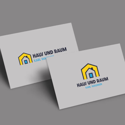 Logo Immobilienmakler Modernes Logo Klar Einfach Haus Stadt Stadtwohnung Hausbau Fertighaus Tiny Haus Vermietung Verkaufen Architektur Fertiges Logo kaufen Logoshop Logoatelier.de